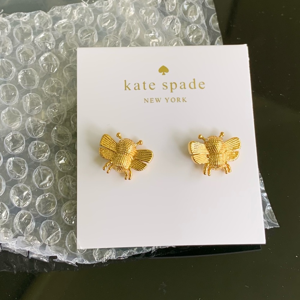 NWOT Kate Spade Bee Earrings